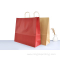 Customized size heavy loading gift kraft paper bag